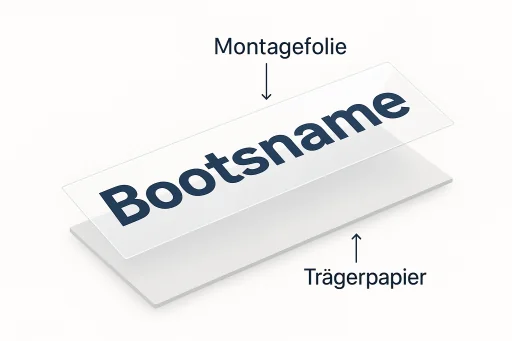 Aufbau der Folienschrift