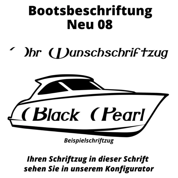 Bootsbeschriftung Neu 08