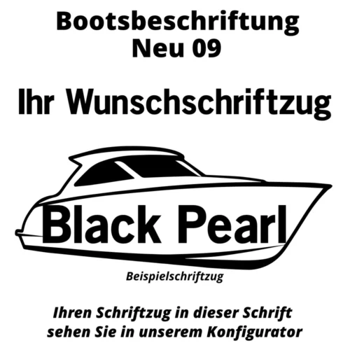 Bootsbeschriftung Neu 09