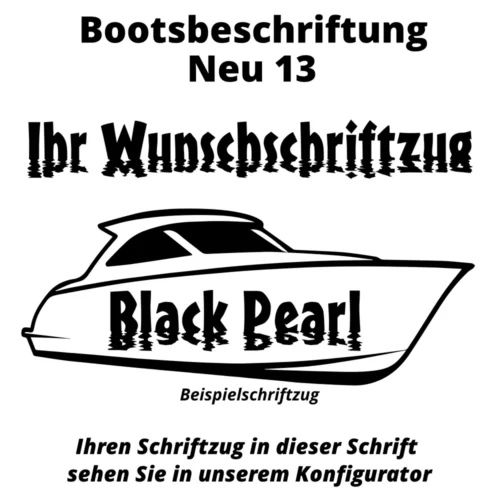 Bootsbeschriftung Neu 13