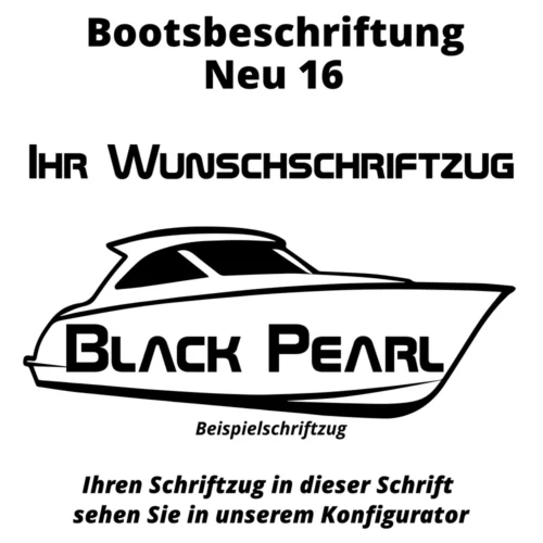 Bootsbeschriftung Neu 16