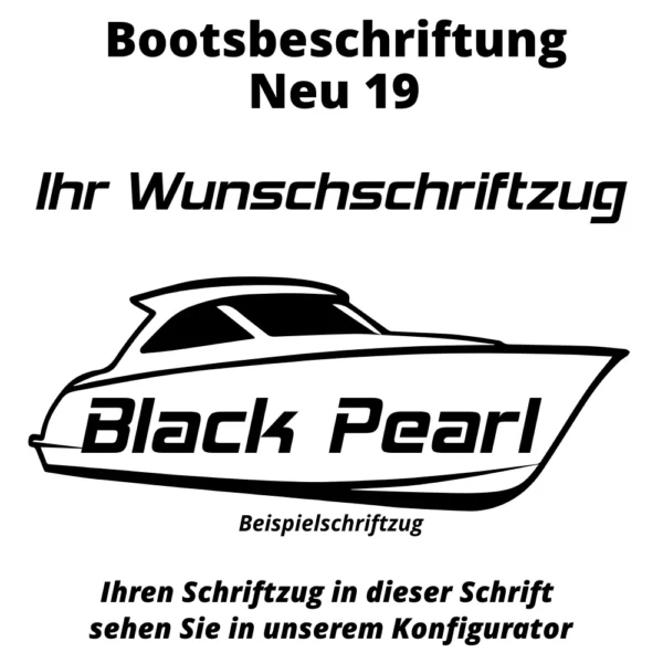 Bootsbeschriftung Neu 19