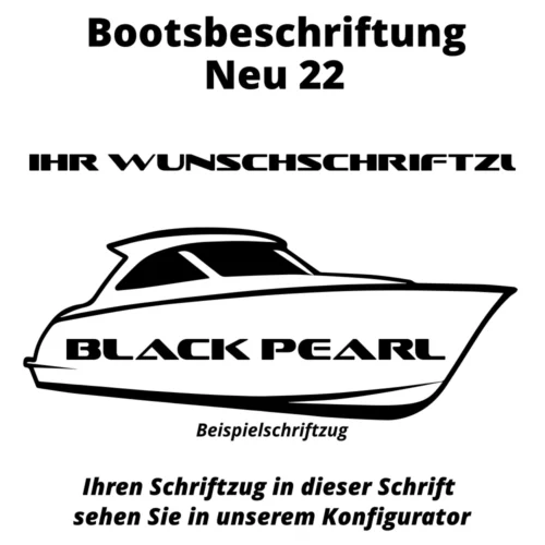 Bootsbeschriftung Neu 22