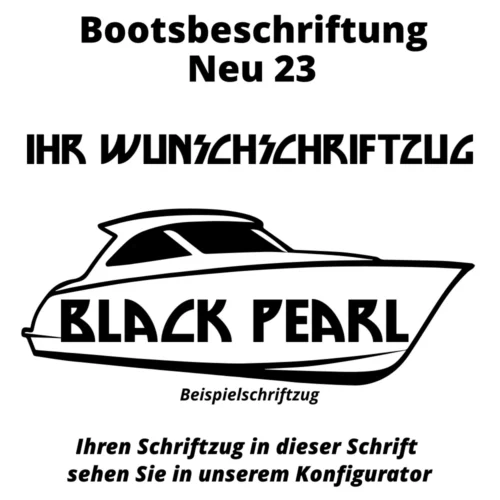 Bootsbeschriftung Neu 23