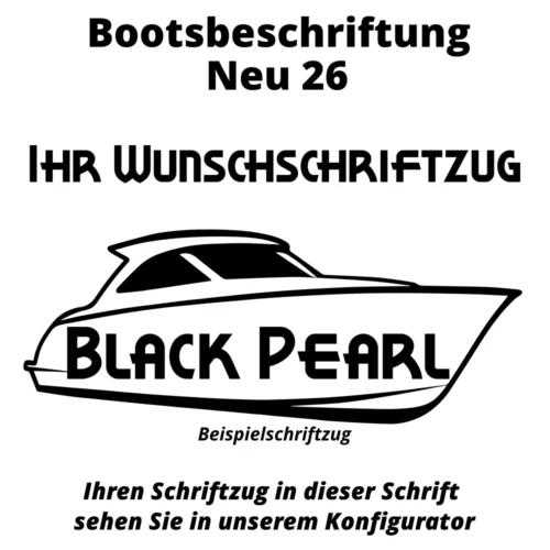 Bootsbeschriftung Neu 26
