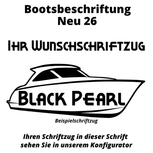 Bootsbeschriftung Neu 26