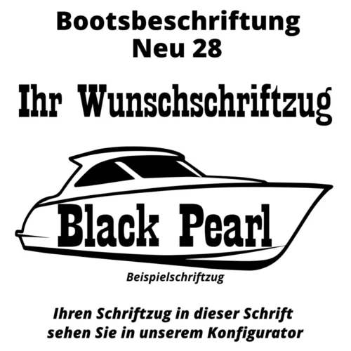 Bootsbeschriftung Neu 28