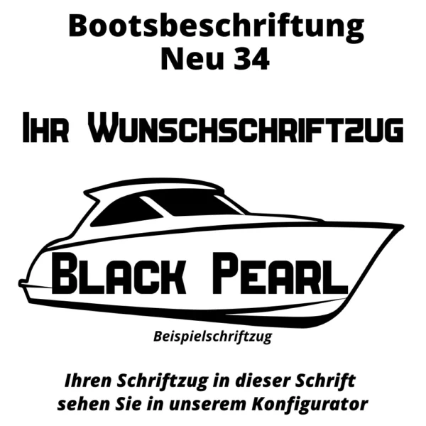 Bootsbeschriftung Neu 34