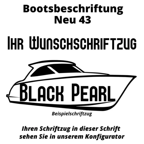 Bootsbeschriftung Neu 43