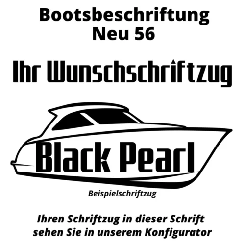 Bootsbeschriftung Neu 56