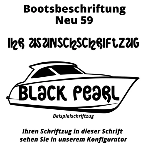 Bootsbeschriftung Neu 59