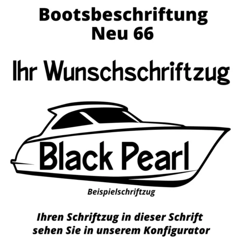 Bootsbeschriftung Neu 66