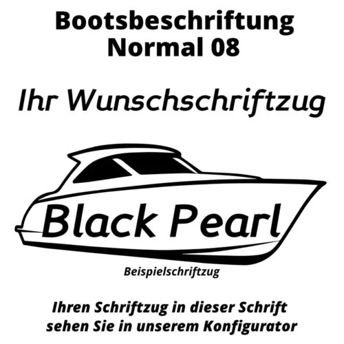 Bootsbeschriftung Normal 08