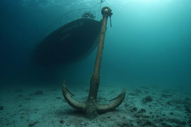 Bootsname Anker
