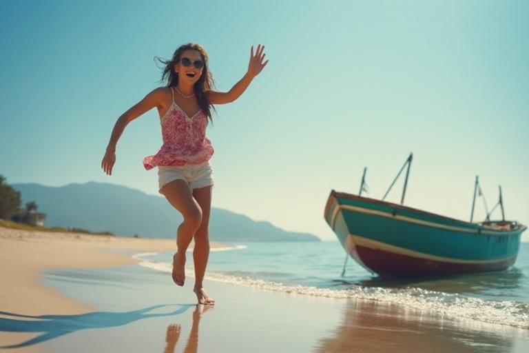 Bootsname Beach Girl