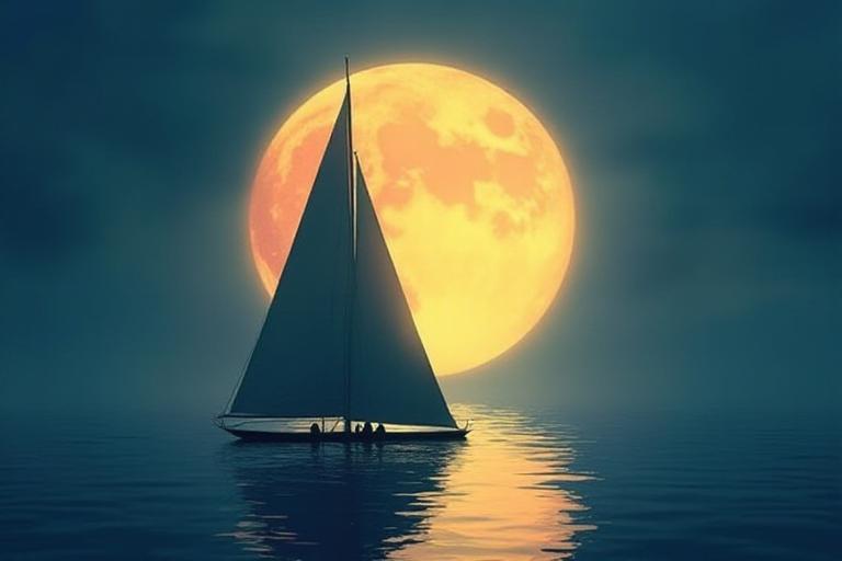 Bootsname Blue Moon