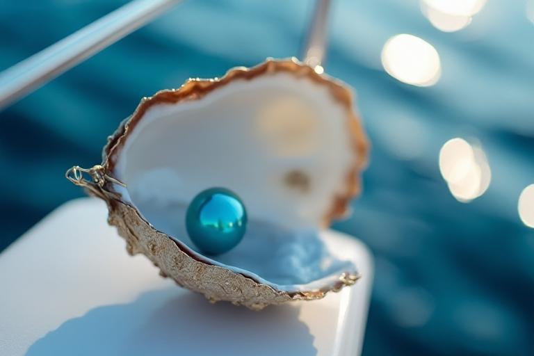 Bootsname Blue Pearl