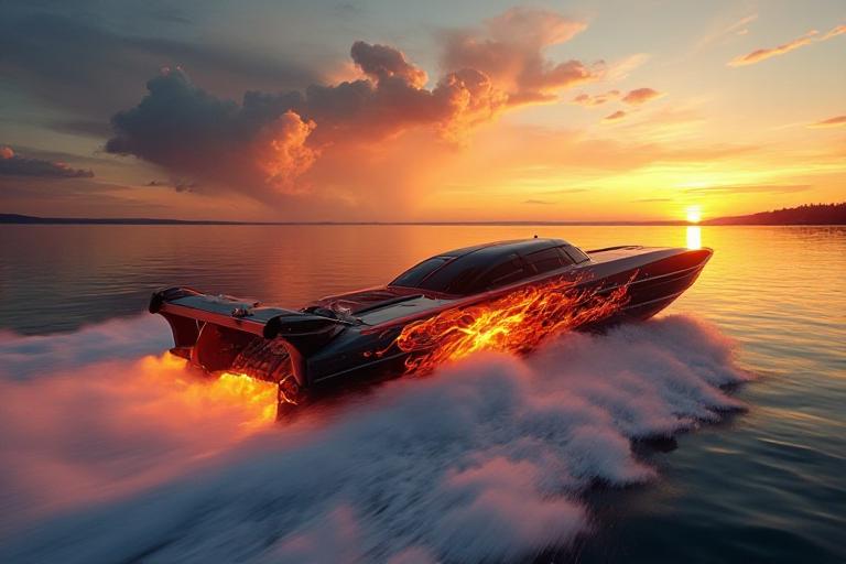 Bootsname Burning Waves