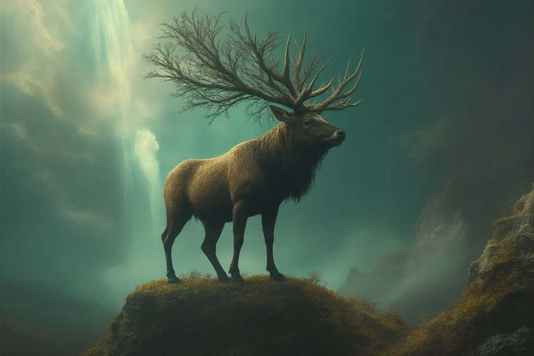 Inspiration für den Bootsnamen 'Eikthyrnir'