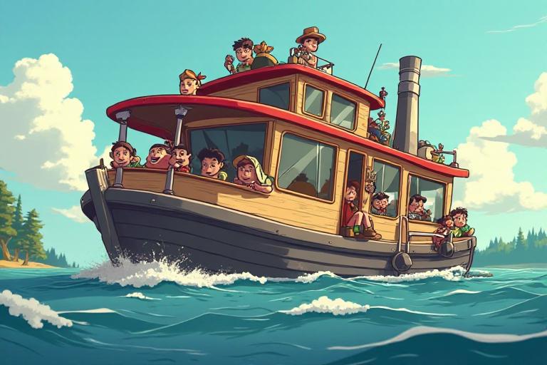 Inspiration für den Bootsnamen 'Familienkutsche'