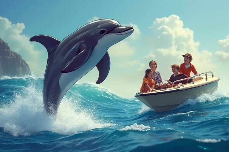 Inspiration für den Bootsnamen 'Flipper'
