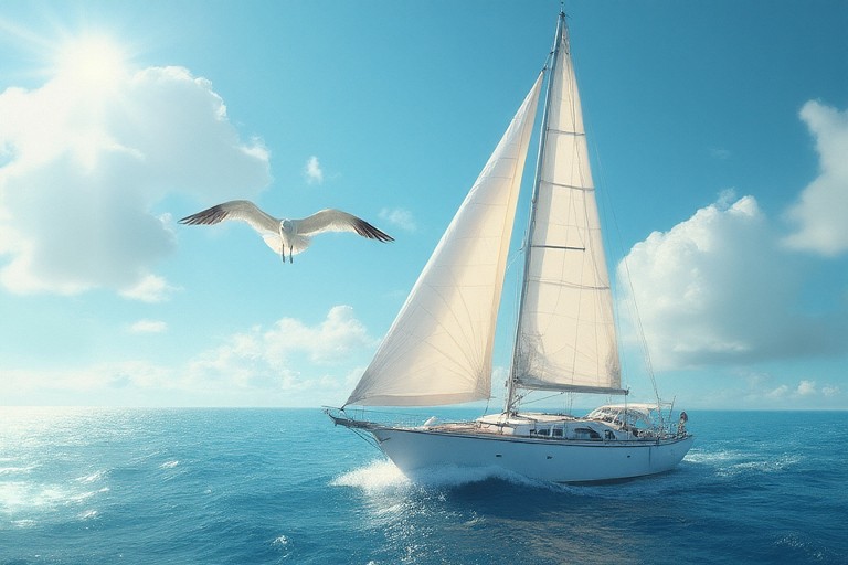 Inspiration für den Bootsnamen 'Gaviota Blanca'