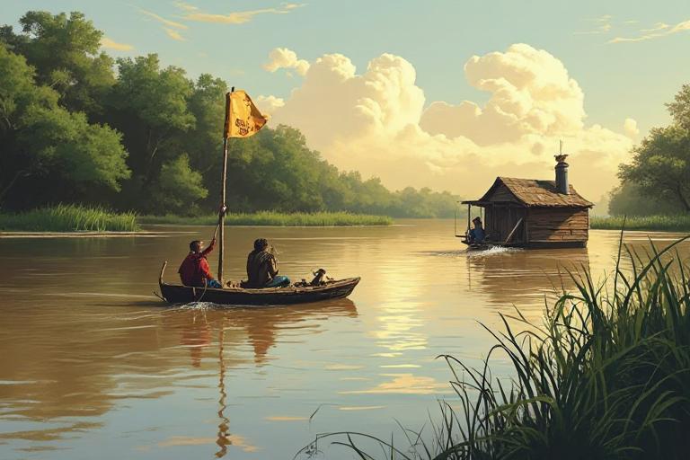 Bootsname Huckleberry Finn