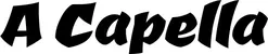 Produktbeispiel Schriftzug - A Capella