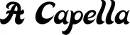 Produktbeispiel Schriftzug - A Capella