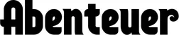 Produktbeispiel Schriftzug - Abenteuer