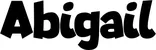 Produktbeispiel Schriftzug - Abigail