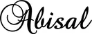 Produktbeispiel Schriftzug - Abisal