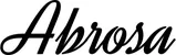 Produktbeispiel Schriftzug - Abrosa