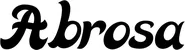 Produktbeispiel Schriftzug - Abrosa