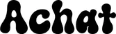 Produktbeispiel Schriftzug - Achat