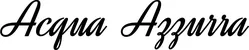 Produktbeispiel Schriftzug - Acqua Azzurra