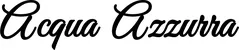 Produktbeispiel Schriftzug - Acqua Azzurra