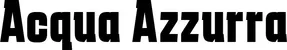 Produktbeispiel Schriftzug - Acqua Azzurra