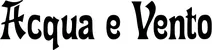 Produktbeispiel Schriftzug - Acqua e Vento