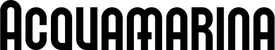 Produktbeispiel Schriftzug - Acquamarina