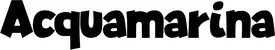 Produktbeispiel Schriftzug - Acquamarina