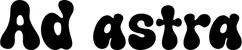 Produktbeispiel Schriftzug - Ad astra