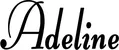 Produktbeispiel Schriftzug - Adeline