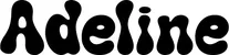 Produktbeispiel Schriftzug - Adeline