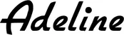 Produktbeispiel Schriftzug - Adeline