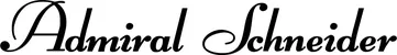 Produktbeispiel Schriftzug - Admiral Schneider
