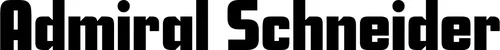 Produktbeispiel Schriftzug - Admiral Schneider