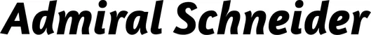 Produktbeispiel Schriftzug - Admiral Schneider
