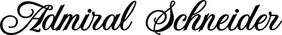 Produktbeispiel Schriftzug - Admiral Schneider