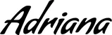 Produktbeispiel Schriftzug - Adriana